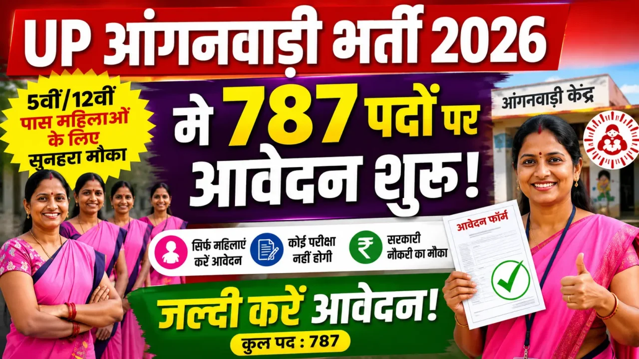 UP Anganwadi Recruitment 2026